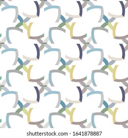 Seamless geometric ornamental vector pattern. Abstract background