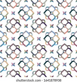 Seamless geometric ornamental vector pattern. Abstract background
