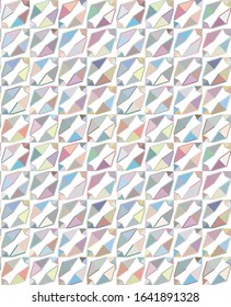 Seamless geometric ornamental vector pattern. Abstract background