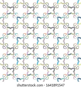 Seamless geometric ornamental vector pattern. Abstract background