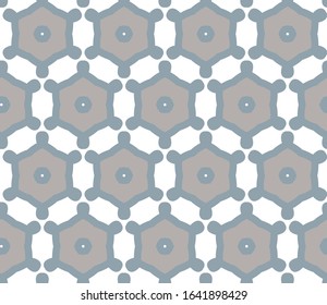 Seamless geometric ornamental vector pattern. Abstract background