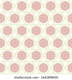 Seamless geometric ornamental vector pattern. Abstract background