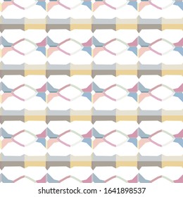 Seamless geometric ornamental vector pattern. Abstract background