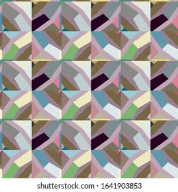 Seamless geometric ornamental vector pattern. Abstract background