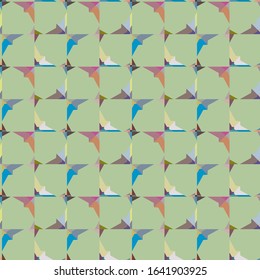 Seamless geometric ornamental vector pattern. Abstract background
