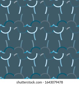 Seamless geometric ornamental vector pattern. Abstract background