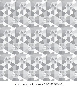Seamless geometric ornamental vector pattern. Abstract background