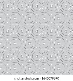 Seamless geometric ornamental vector pattern. Abstract background