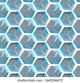 Seamless geometric ornamental vector pattern. Abstract background