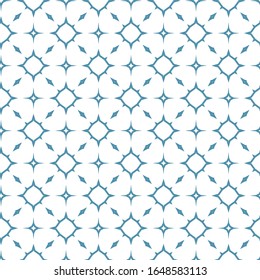 Seamless geometric ornamental vector pattern. Abstract background