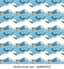 Seamless geometric ornamental vector pattern. Abstract background