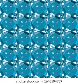 Seamless geometric ornamental vector pattern. Abstract background
