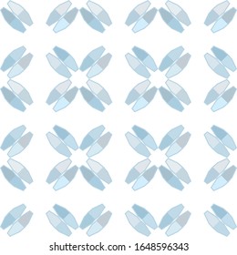 Seamless geometric ornamental vector pattern. Abstract background