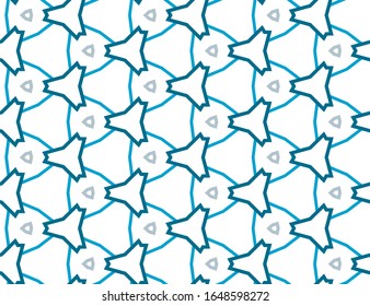Seamless geometric ornamental vector pattern. Abstract background