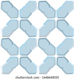 Seamless geometric ornamental vector pattern. Abstract background