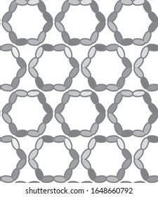 Seamless geometric ornamental vector pattern. Abstract background