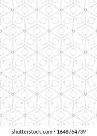 Seamless geometric ornamental vector pattern. Abstract background