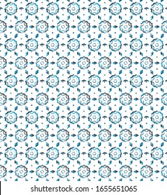 Seamless geometric ornamental vector pattern. Abstract background