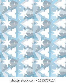 Seamless geometric ornamental vector pattern. Abstract background