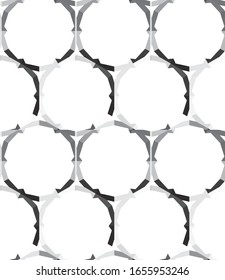 Seamless geometric ornamental vector pattern. Abstract background