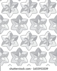 Seamless geometric ornamental vector pattern. Abstract background