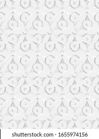 Seamless geometric ornamental vector pattern. Abstract background