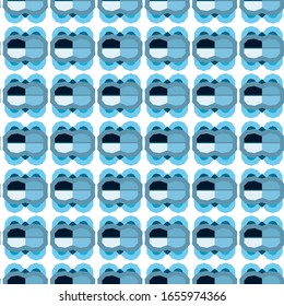 Patrón de vectores ornamentales geométricos sin soldadura.Antecedentes abstractos