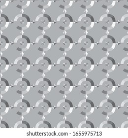 Patrón de vectores ornamentales geométricos sin soldadura.Antecedentes abstractos