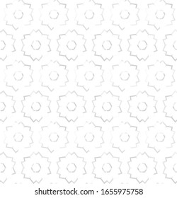 Seamless geometric ornamental vector pattern. Abstract background