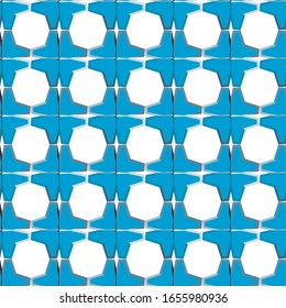 Seamless geometric ornamental vector pattern. Abstract background