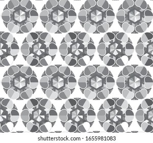 Seamless geometric ornamental vector pattern. Abstract background