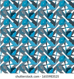 Seamless geometric ornamental vector pattern. Abstract background