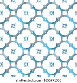 Seamless geometric ornamental vector pattern. Abstract background