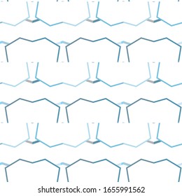 Seamless geometric ornamental vector pattern. Abstract background