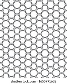 Seamless geometric ornamental vector pattern. Abstract background