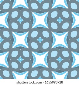 Seamless geometric ornamental vector pattern. Abstract background