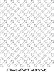 Seamless geometric ornamental vector pattern. Abstract background