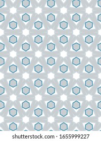 Seamless geometric ornamental vector pattern. Abstract background