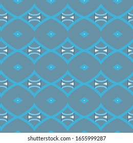 Nahtlose geometrische Vektorillustration.Abstrakter Hintergrund