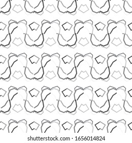 Seamless geometric ornamental vector pattern. Abstract background