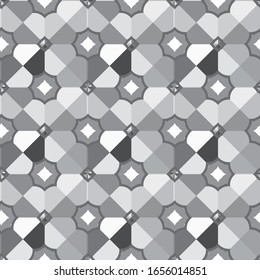 Seamless geometric ornamental vector pattern. Abstract background