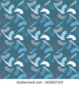 Seamless geometric ornamental vector pattern. Abstract background