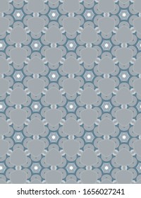 Seamless geometric ornamental vector pattern. Abstract background