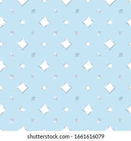 Seamless geometric ornamental vector pattern. Abstract background