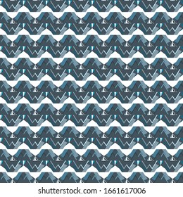 Seamless geometric ornamental vector pattern. Abstract background