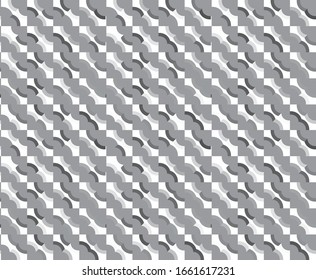 Seamless geometric ornamental vector pattern. Abstract background