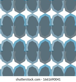 Seamless geometric ornamental vector pattern. Abstract background