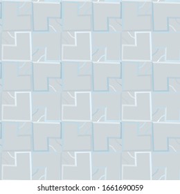 Seamless geometric ornamental vector pattern. Abstract background