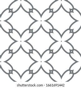 Seamless geometric ornamental vector pattern. Abstract background