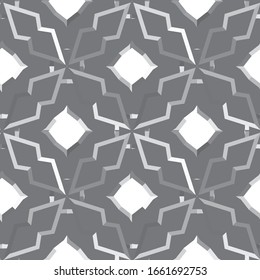 Seamless geometric ornamental vector pattern. Abstract background